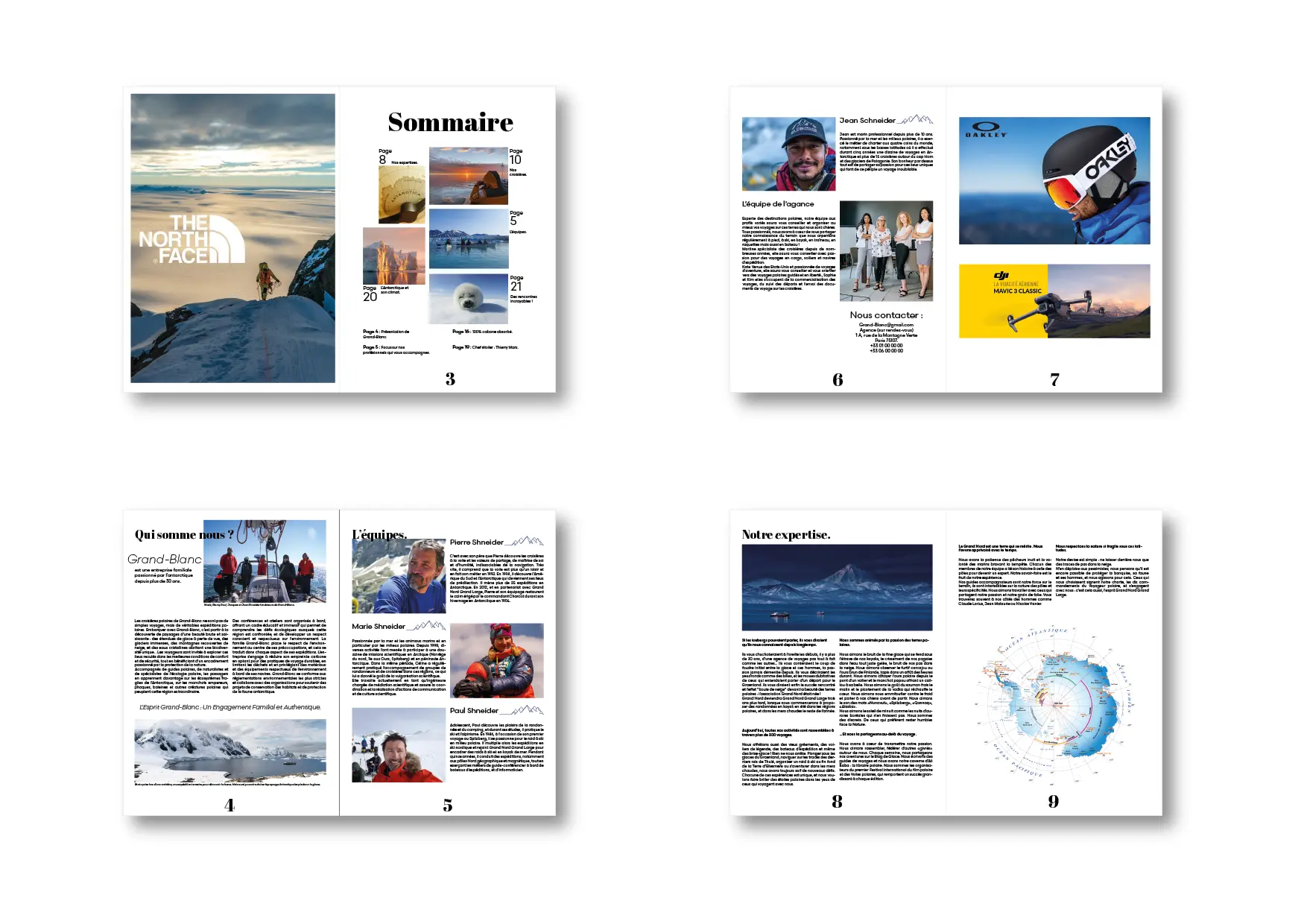 mise en page magazine